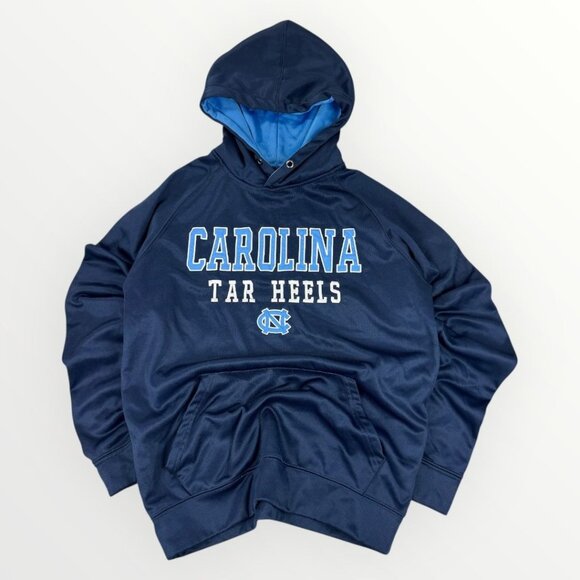 Stadium Athletics North Carolina Tar Heels Fleece Hoodie Athletic Pullover Navy - Picture 1 of 9